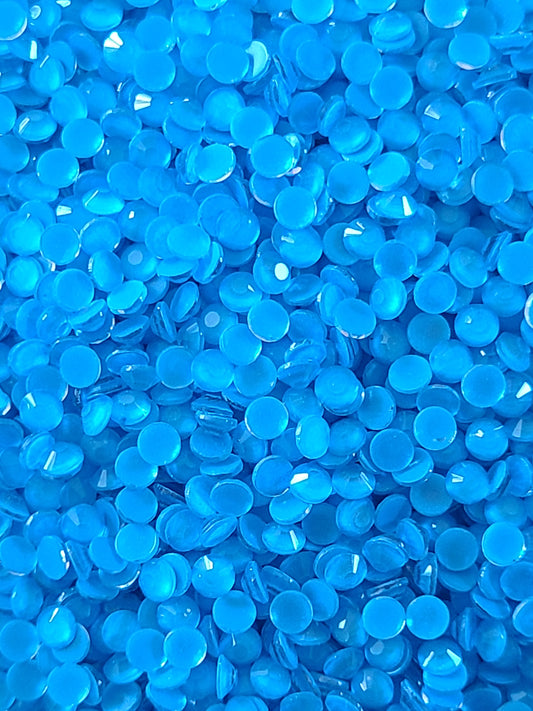 Ocean Blue Glass Rhinestones